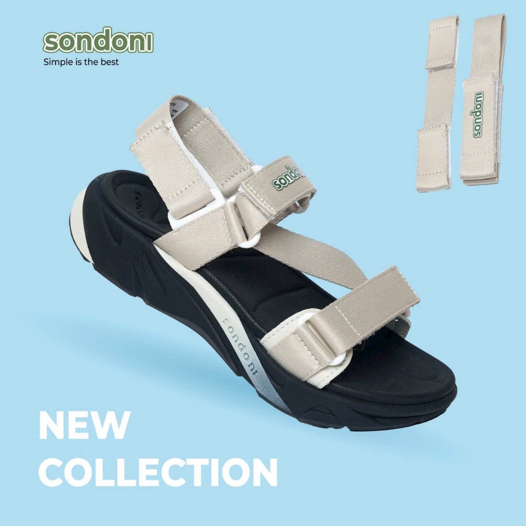 Giày Sandals S2 SONDONI Nam Nữ Quai Z Dây Dù Siêu Nhẹ Siêu Bền - Tặng kèm vớ
