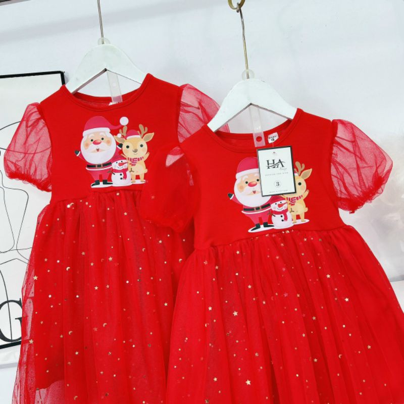 Đầm giáng sinh bé gái