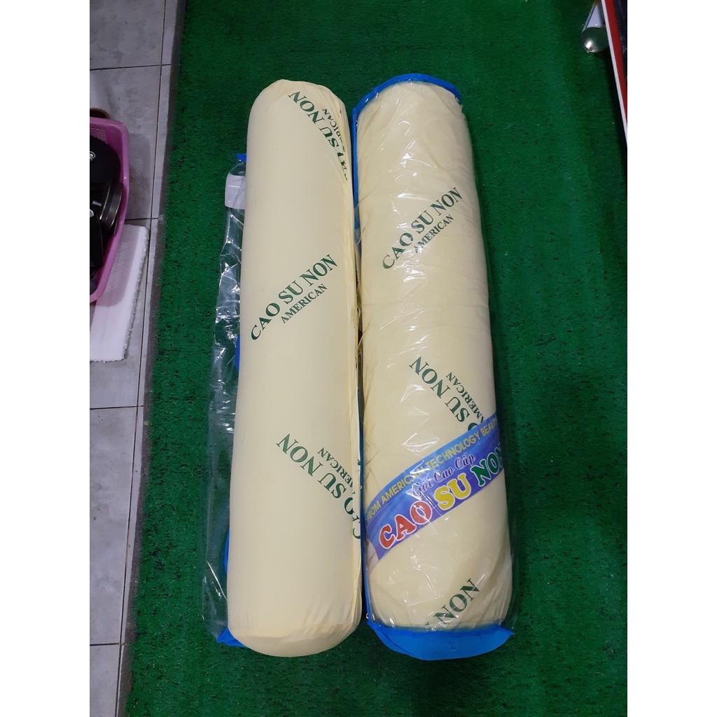 Ruột Gối Ôm Cao Su Non America kích thước 25cmx100cm - gối nằm cao su - gối ôm cao su