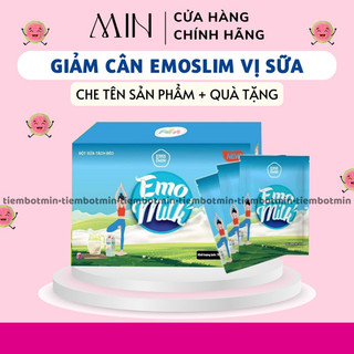 Giảm cân emo milk vị sữa bò tách béo dạng bột dễ uống/ giam can nhanh hieu qua