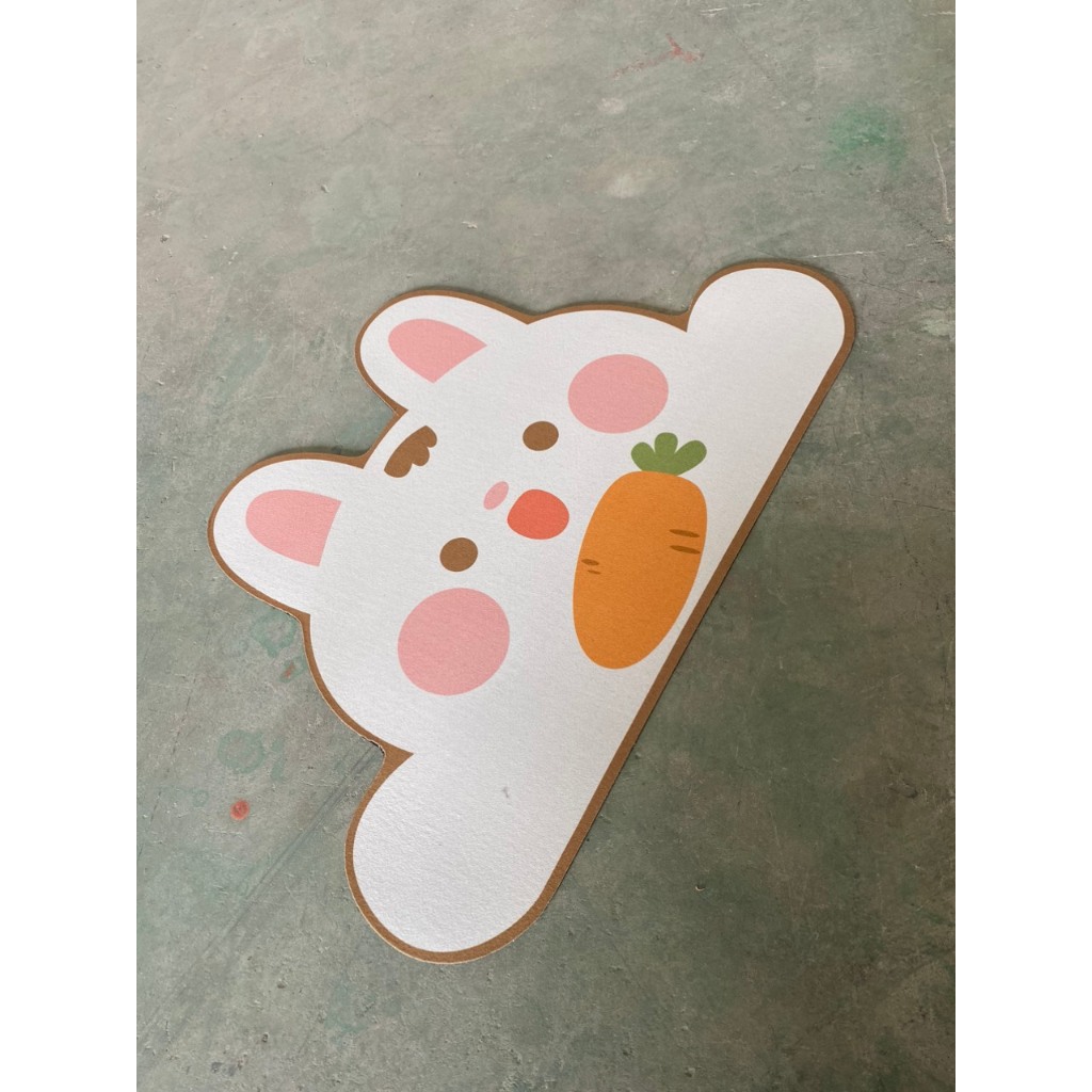 Thảm Lau Chân Phòng Tắm Silicon Siêu Thấm Hút Nước, Đế Cao Su Chống Trơn Trượt