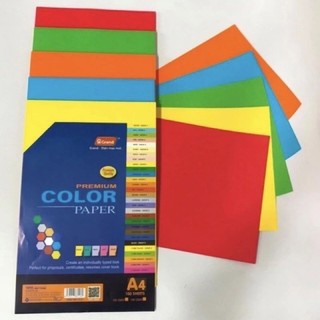 Bìa màu cứng A4 ( 1 gram 100 tờ)