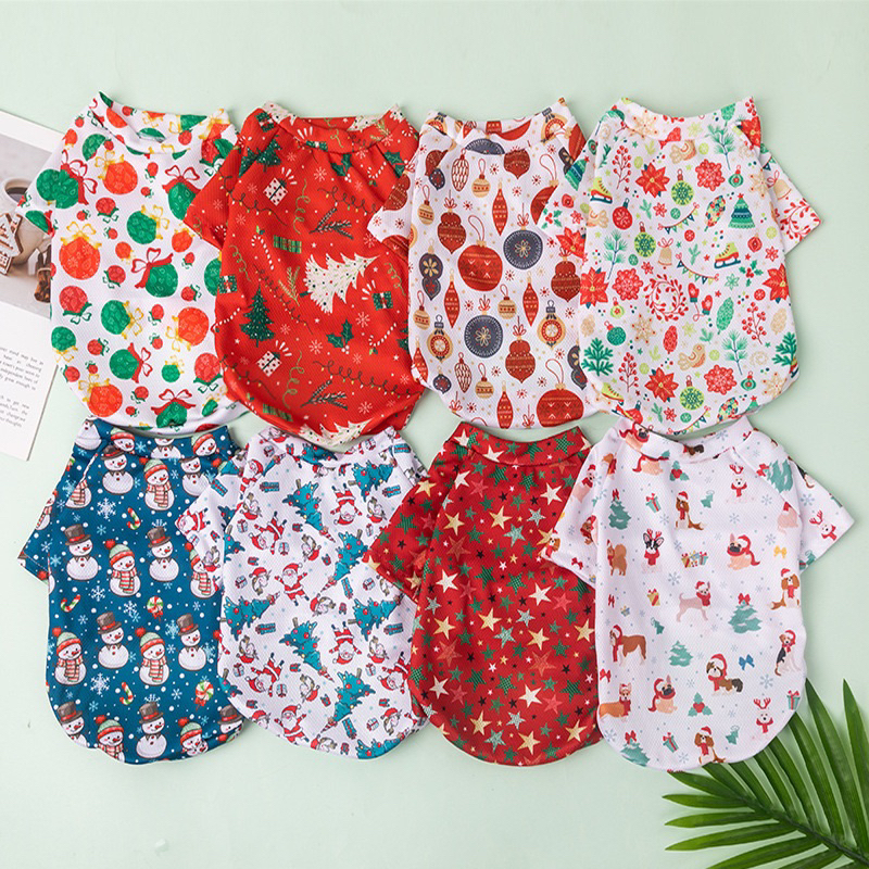 Áo Noel Cho Chó Mèo Có Tay, Áo Giáng Sinh Cho Chó Mèo NECT010