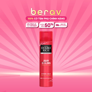 Gel SPRAY Giữ Nếp Tóc Double Rich Dạng Xịt Giữ Tóc Cố Định Hair Spray STRONG HOLD 170ML