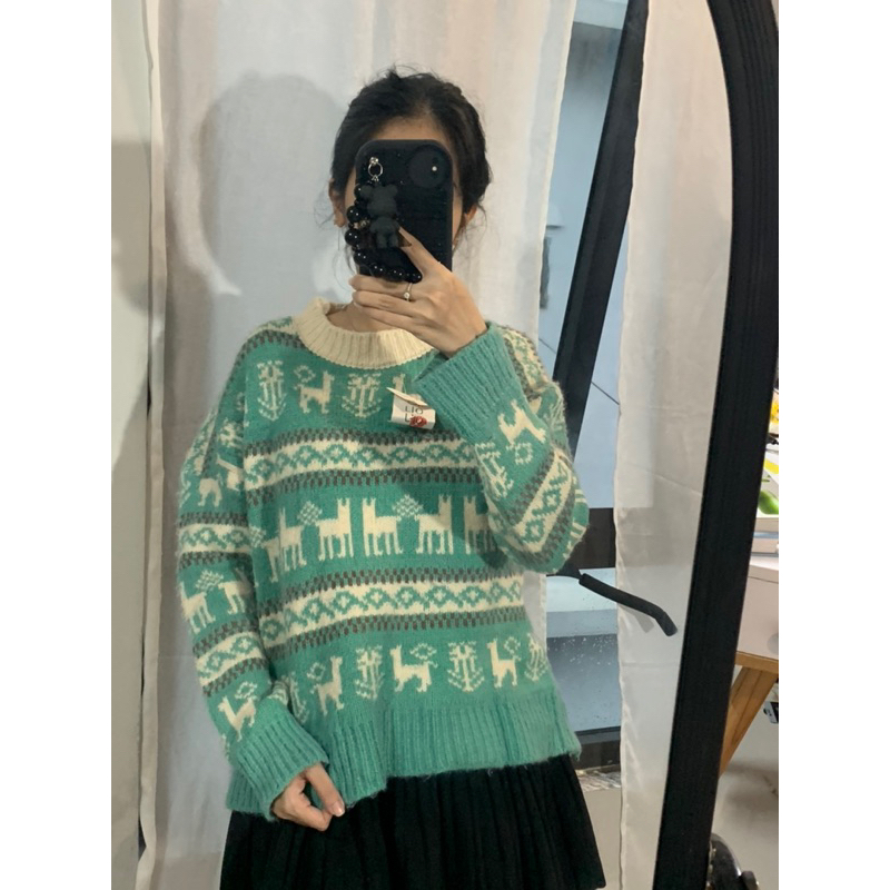 Áo len mùa đông phong cách hàn quốc