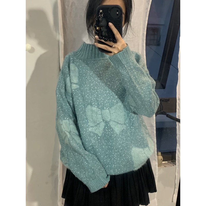 Áo len mùa đông phong cách hàn quốc