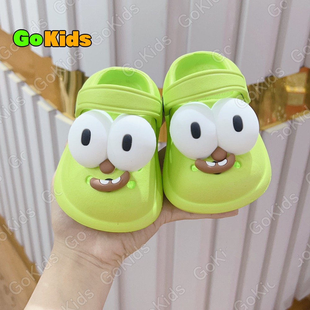 Dép Sục MẮT TO Chống Trơn Trượt Siêu Nhẹ Dành Cho Bé Trai-Bé Gái sz18-23
