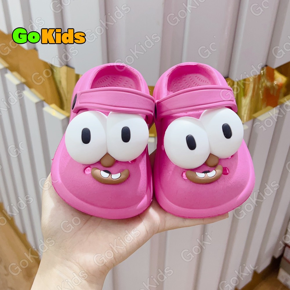 Dép Sục MẮT TO Chống Trơn Trượt Siêu Nhẹ Dành Cho Bé Trai-Bé Gái sz18-23