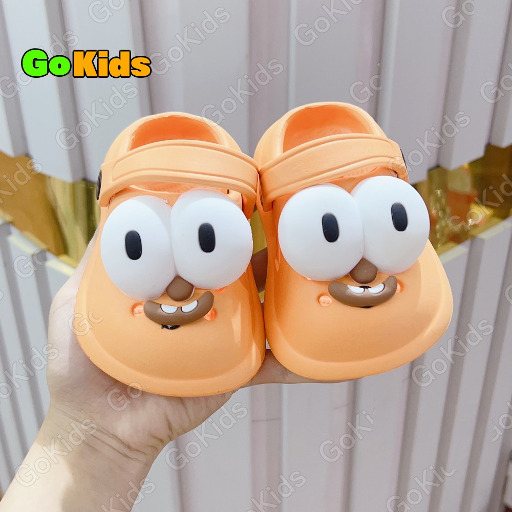 Dép Sục MẮT TO Chống Trơn Trượt Siêu Nhẹ Dành Cho Bé Trai-Bé Gái sz18-23