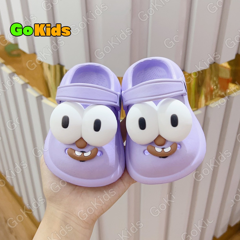 Dép Sục MẮT TO Chống Trơn Trượt Siêu Nhẹ Dành Cho Bé Trai-Bé Gái sz18-23