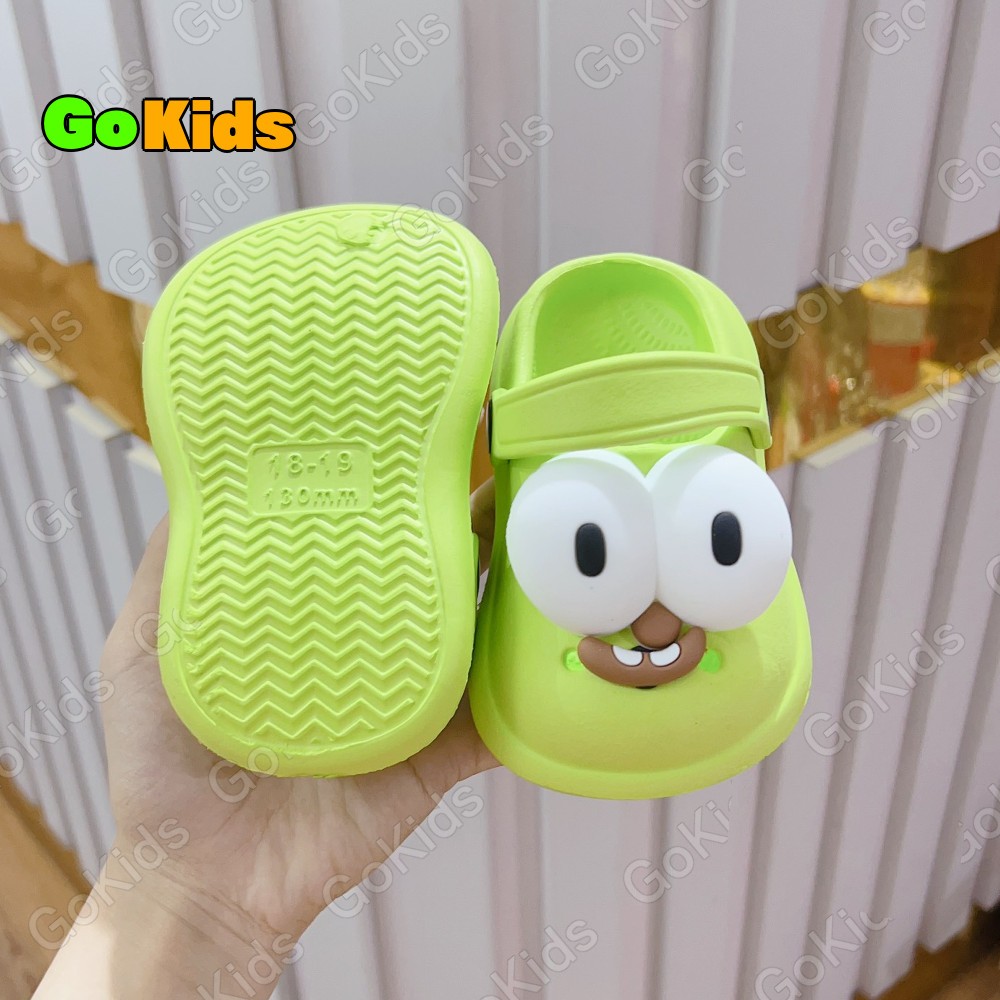 Dép Sục MẮT TO Chống Trơn Trượt Siêu Nhẹ Dành Cho Bé Trai-Bé Gái sz18-23