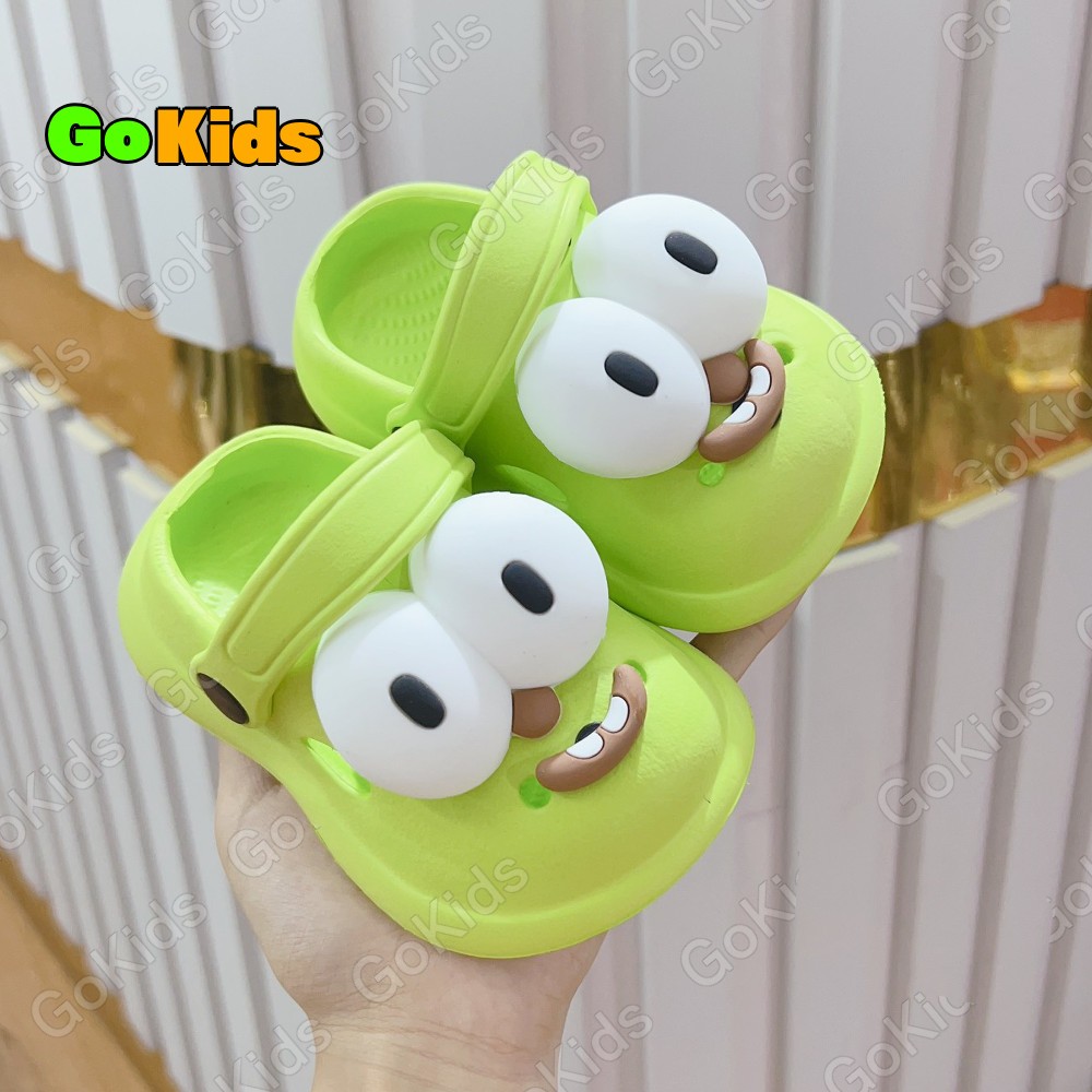 Dép Sục MẮT TO Chống Trơn Trượt Siêu Nhẹ Dành Cho Bé Trai-Bé Gái sz18-23