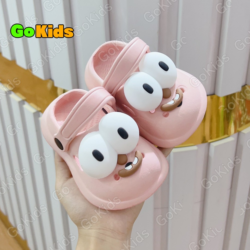 Dép Sục MẮT TO Chống Trơn Trượt Siêu Nhẹ Dành Cho Bé Trai-Bé Gái sz18-23