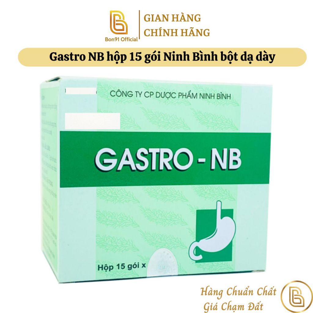 Gastro NB hộp 15 gói Ninh Bình bột dạ dày
