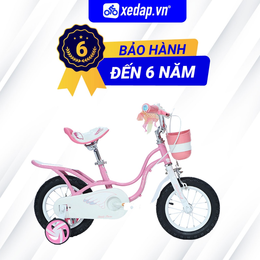  Xe Đạp Trẻ Em Vinbike Youth ROYALBABY Little Swan – Bánh 12 Inches cho bé gái từ 4-7 tuổi cao 1 mét -1m2