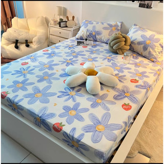 Combo 3 Món Ga Gối Cotton Poly, Drap Trải Nệm M2 M6 M8 Mẫu Tùy Chọn - Min Bedding