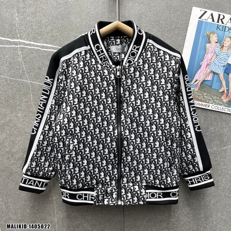 Áo Khoác Đen Dành Cho Bé Trai Kiểu Dáng Cá Tính Phong Cách Mới - Size Từ 11-49 Kg Herokids