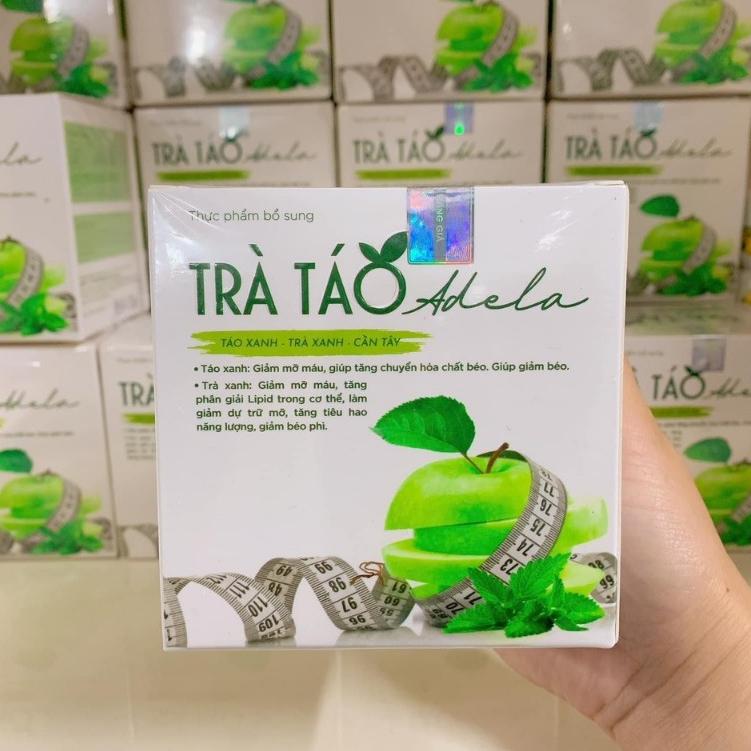 TRÀ TÁO XANH ADELA KELLY DETOX - Hỗ trợ giảm cân giảm béo thải mỡ đẹp da.