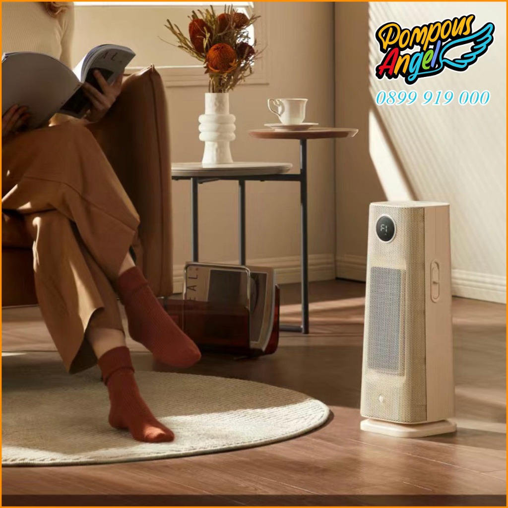 Máy sưởi gốm ,quạt sưởi OIDIRE ODI-NF01 dạng cây đứng cho phòng 20-30m2  công suất 2000W bảo hành 12 tháng