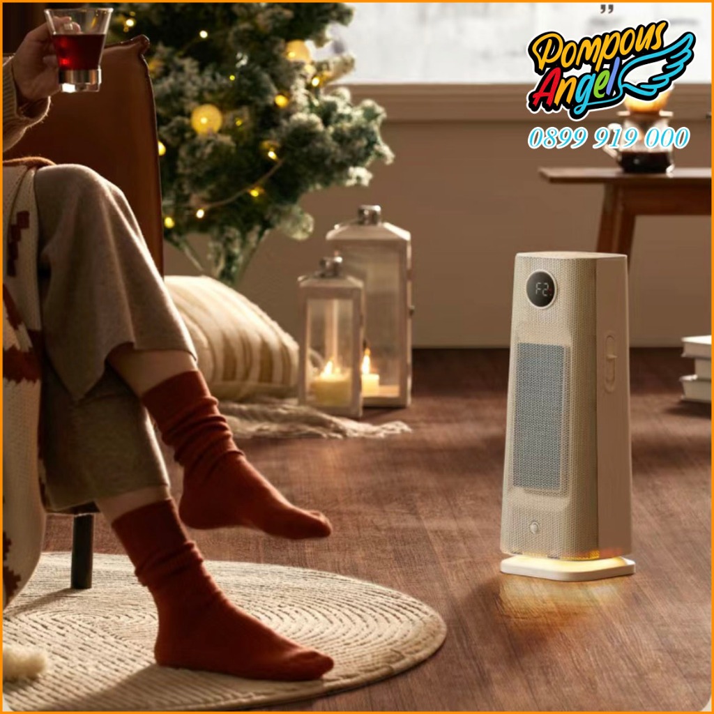 Máy sưởi gốm ,quạt sưởi OIDIRE ODI-NF01 dạng cây đứng cho phòng 20-30m2  công suất 2000W bảo hành 12 tháng