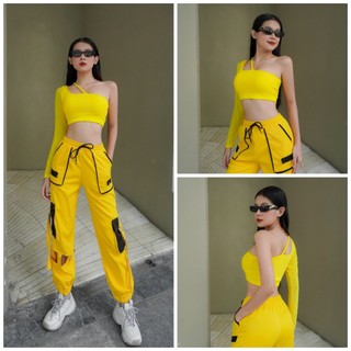 SET BRA LƯỚI + QUẦN TÚI PHỐI TẬP ZUMBA,GYM,AEROBIC