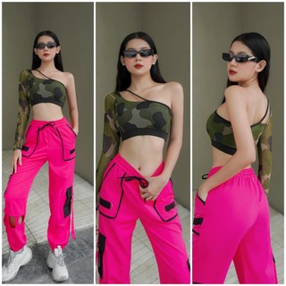 SET BRA LƯỚI + QUẦN TÚI PHỐI TẬP ZUMBA,GYM,AEROBIC