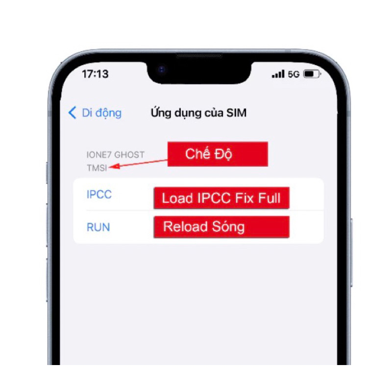 Sim ghép ione 7 ghost cho máy lock ghép thủ công
