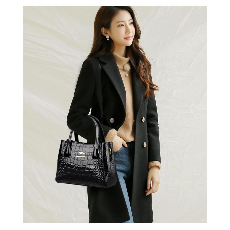 Túi xách nữ công sở Hàn Quốc đẹp cao cấp đeo chéo 2023 Kaidifeiniroo KF45 (8089) Size 24cm