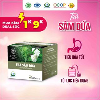 Trà Sâm Dứa Hoa Nhài Hộp 30 Túi Lọc Giải Khát Nhanh Của Siêu Thị Thiên Nhiên