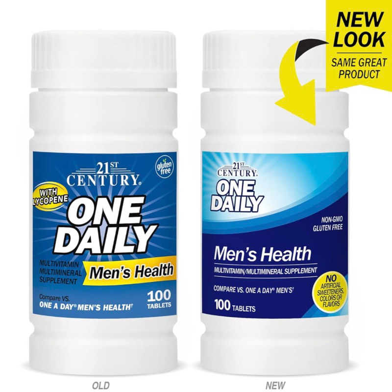 Vitamin tổng hợp dành cho nam, phái mạnh tập gym 21st Century Multi For Him 100 viên