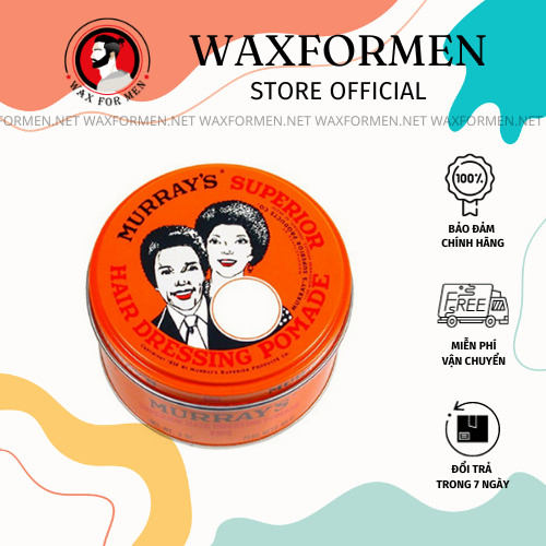 [CHÍNH HÃNG] Sáp vuốt tóc nam Murrays Superior pomade - Wax for men