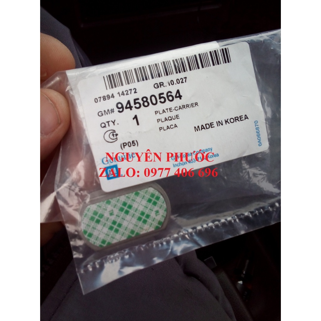 Đế cài/bắt gương/kính chiếu hậu trong xe LANOS, NUBIRA, MATIZ, SPARK 2008 - 2012: Hàng xịn GM chính hãng 94580564