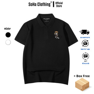 Áo polo nam vải cá sấu cotton SOHA CLOTHING form slimfit, chất liệu thoáng mát, mềm mại, thấm hút mồ hôi tốt | PLCLASSY