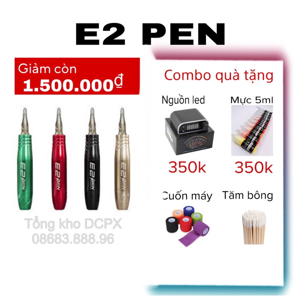 combo máy pen e2 mini