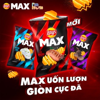 Snack Khoai tây Lays Max đủ vị