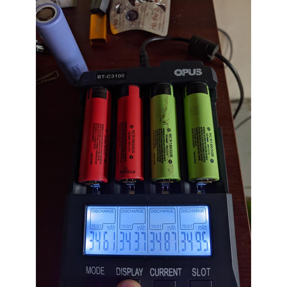 Cell Pin 18650 Panasonic dung lượng 3800mAh - 3.7V xả 20A  -Tháo khối