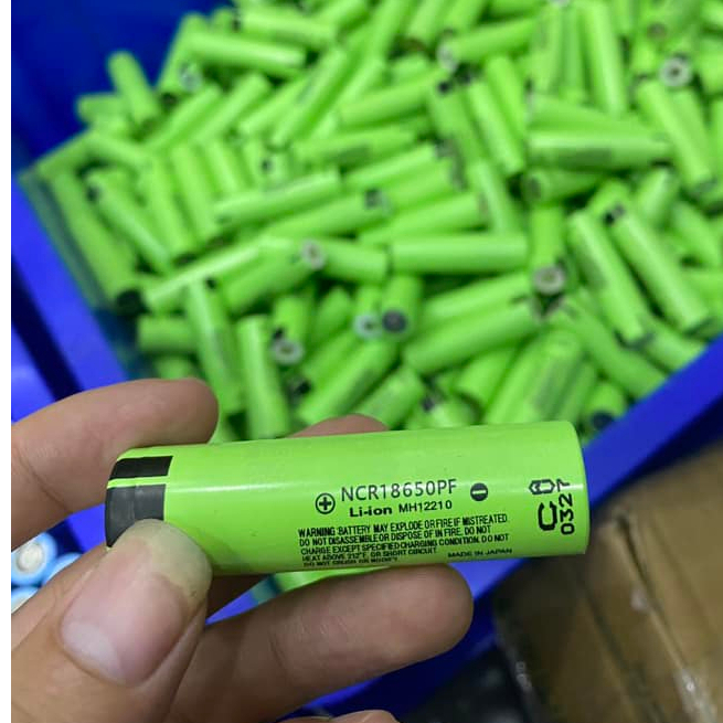 Cell Pin 18650 Panasonic dung lượng 3800mAh - 3.7V xả 20A  -Tháo khối