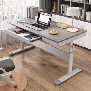 Bàn làm việc nâng hạ chiều cao, Bàn làm việc có ngăn kéo khung thép mặt gỗ