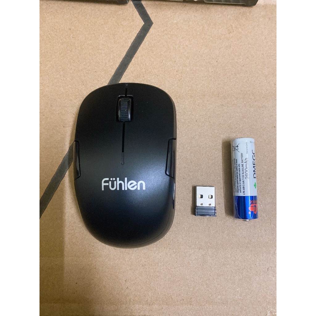 Chuột không dây, chuột máy tính văn phòng Fulhen A06G Thiết kế đẹp, tặng pin