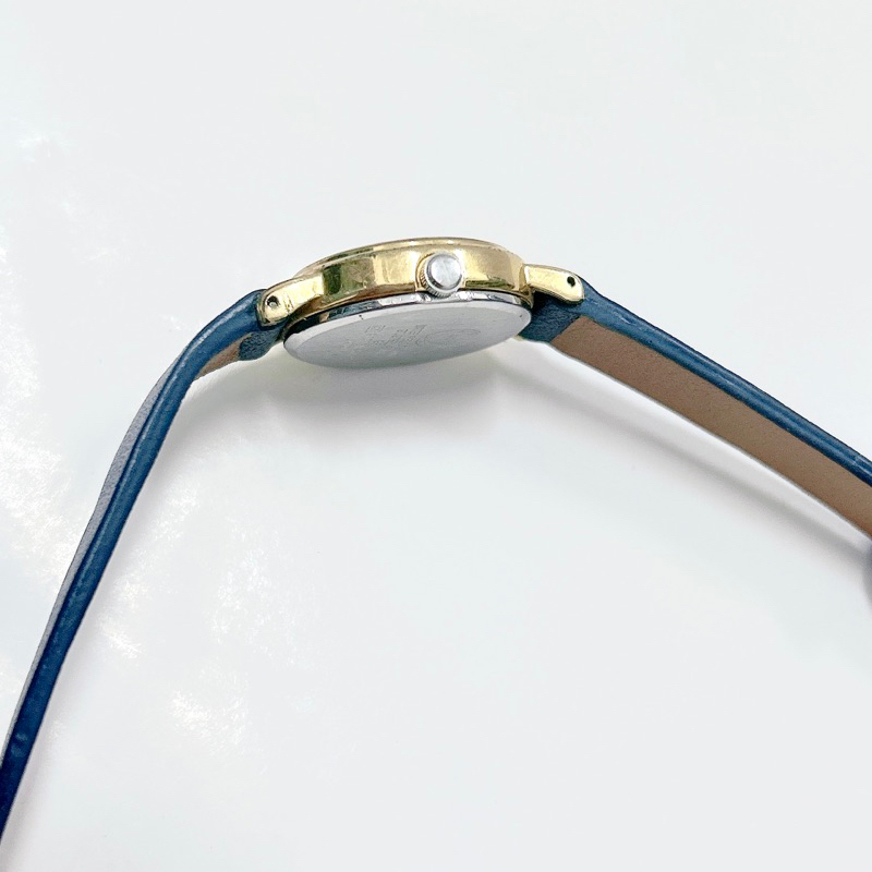 Đồng hồ nữ si hiệu Orient, chạy kim rốn, dây da mặt tròn