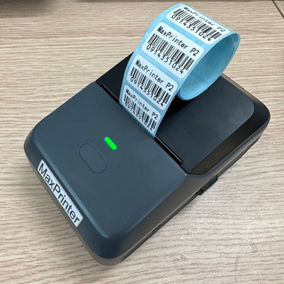 Máy in tem nhãn dán MaxPrinter P2 kết nối Bluetooth không dây