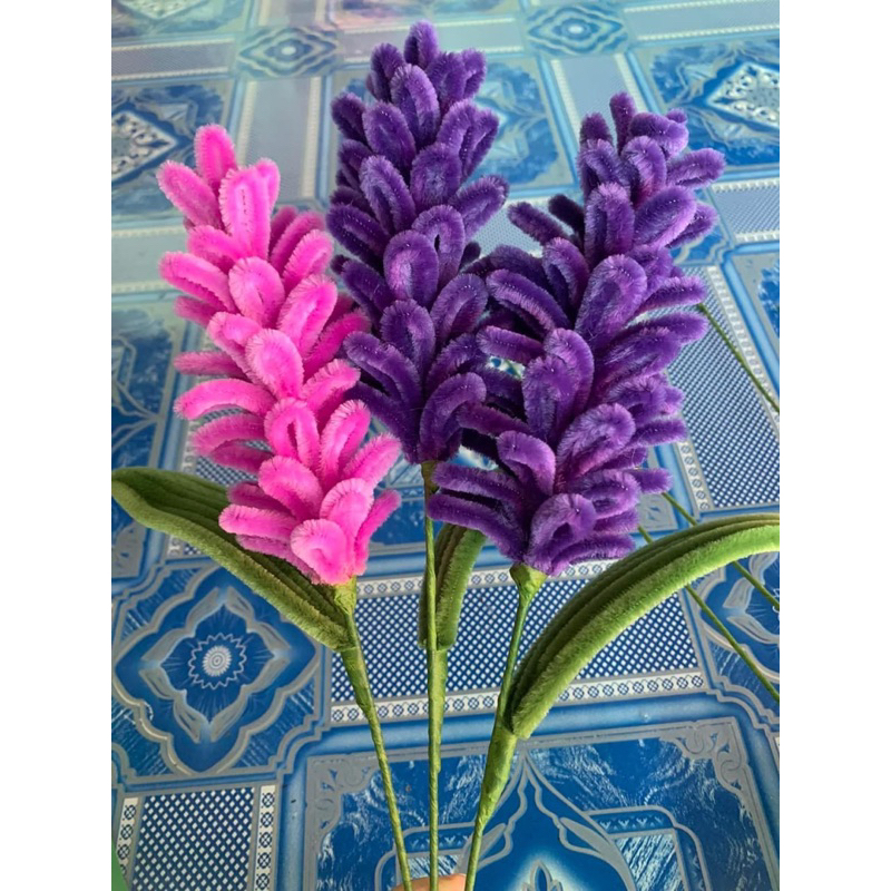 Cành lavender kẽm nhung