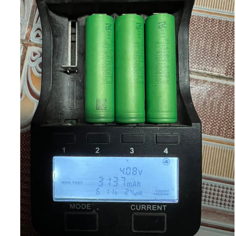 Cell Pin 18650 VTC6 DL 3000mAh - 3.7V xả 25A Tháo khối  Phiên bản 2023