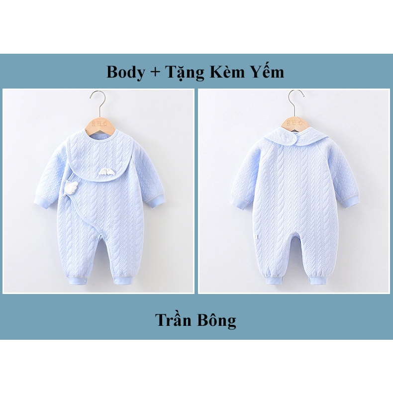 Body trần bông cho bé từ sơ sinh - BD01