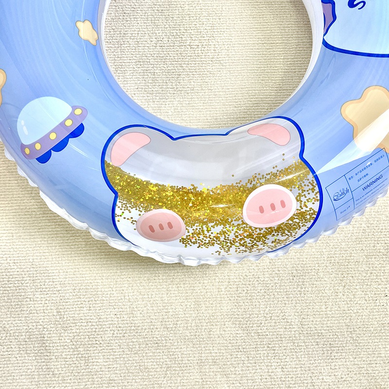 Phao Bơi Tròn Trẻ Em Cao Cấp - Phao Bơi Tròn Cho Bé Hoạ tiết Gấu/Thỏ- Phao Bơi Bé Trai- Phao Bơi Bé Gái