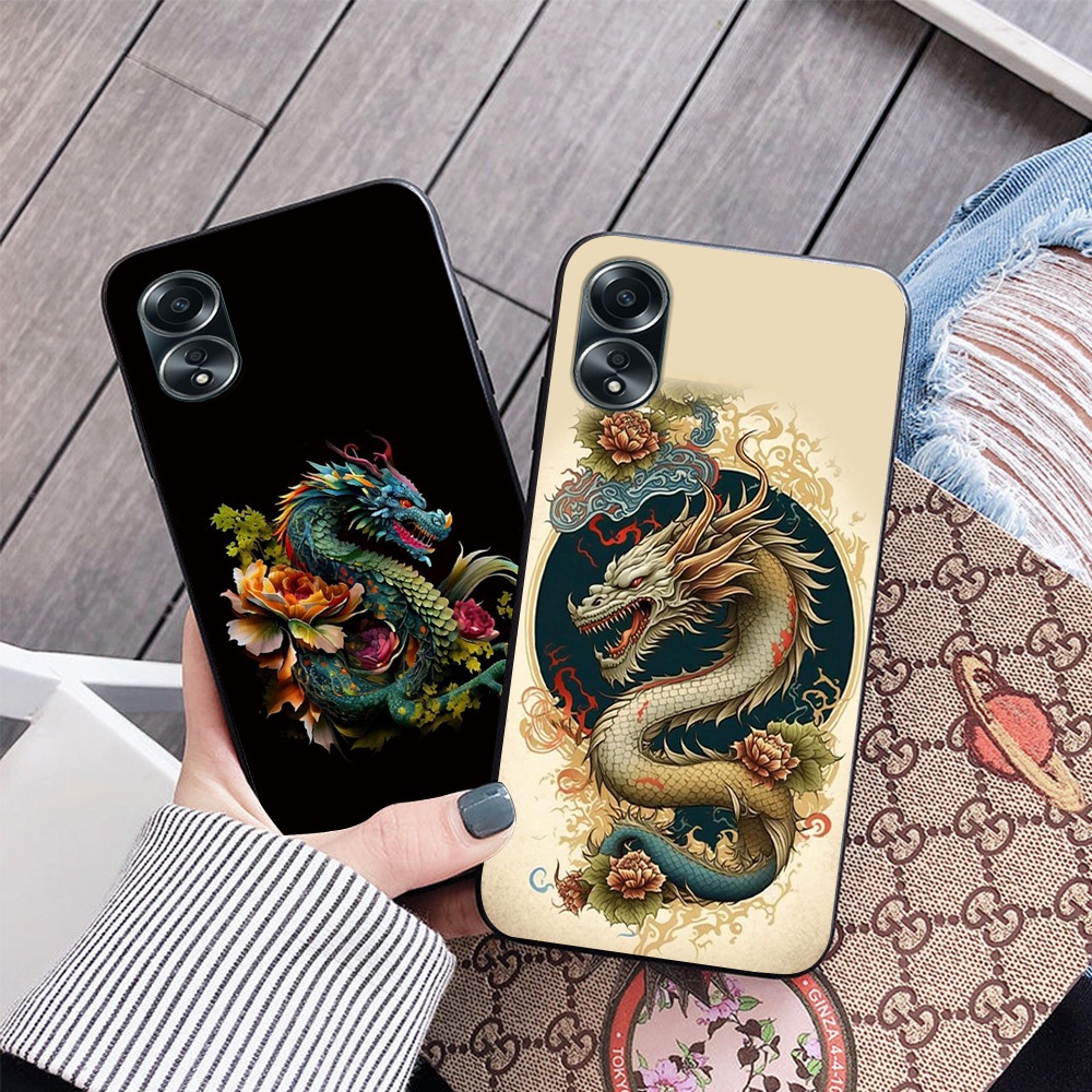 Ốp lưng oppo a58 4g/oppo a38 4g/oppo a78 4g in hình rồng siêu chất