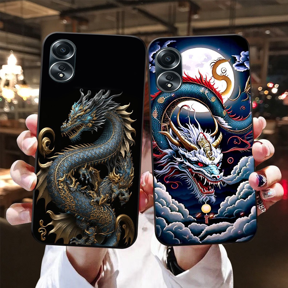 Ốp lưng oppo a58 4g/oppo a38 4g/oppo a78 4g in hình rồng siêu chất