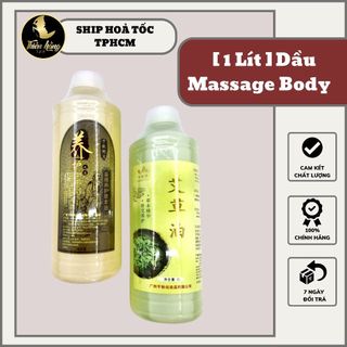🔴Dầu Gừng Massage Body Đả Thông Kinh Lạc Dầu Mát Xa Nóng Gừng Dùng Trong Spa Thẩm Mỹ Chai 1 Lít 1000ml