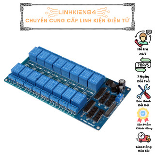 Module relay 16 kênh 12v mrl16-‎‎12-25010 kích mức thấp