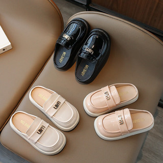 Sục giày bệt Miu Miu da mềm đế chống trơn trượt bé gái mẫu mới TM6609